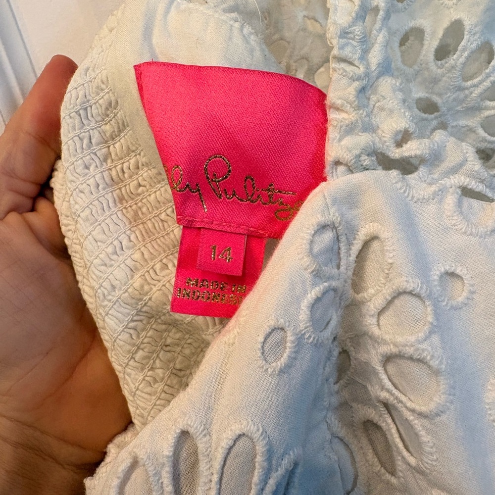 Lilly Pulitzer White Eyelet Dress - Picture 3 of 4